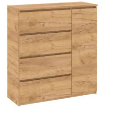 Chest of drawers 1000x376x950 mm Bright chipboard